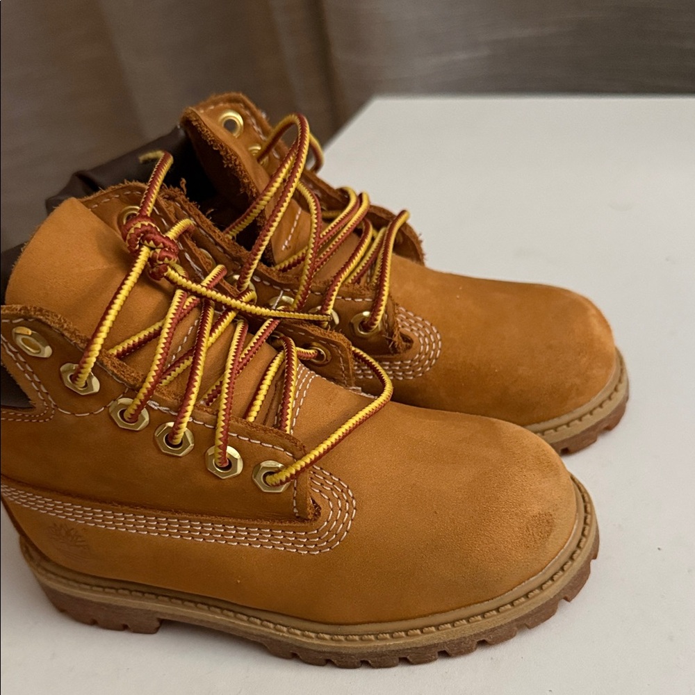 Kids Tan Timberland Boots